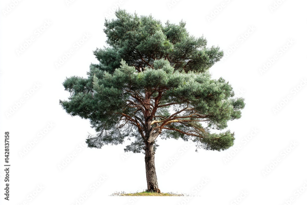 Obraz premium Isolated Pine Tree