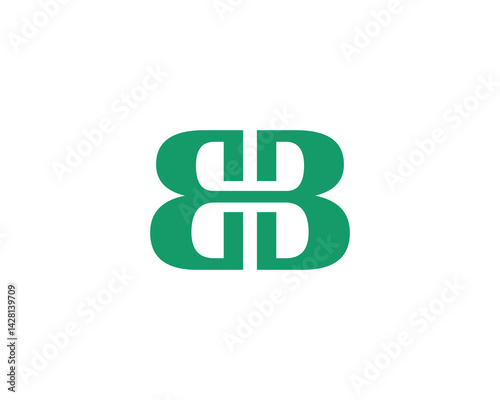 BB Logo design vector template. BB