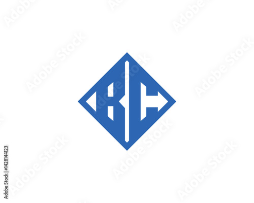 BC logo design vector template. BC