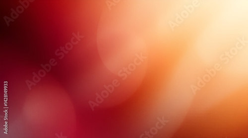 Abstract Gradient of Warm Tones with Red and Yellow Blends photo