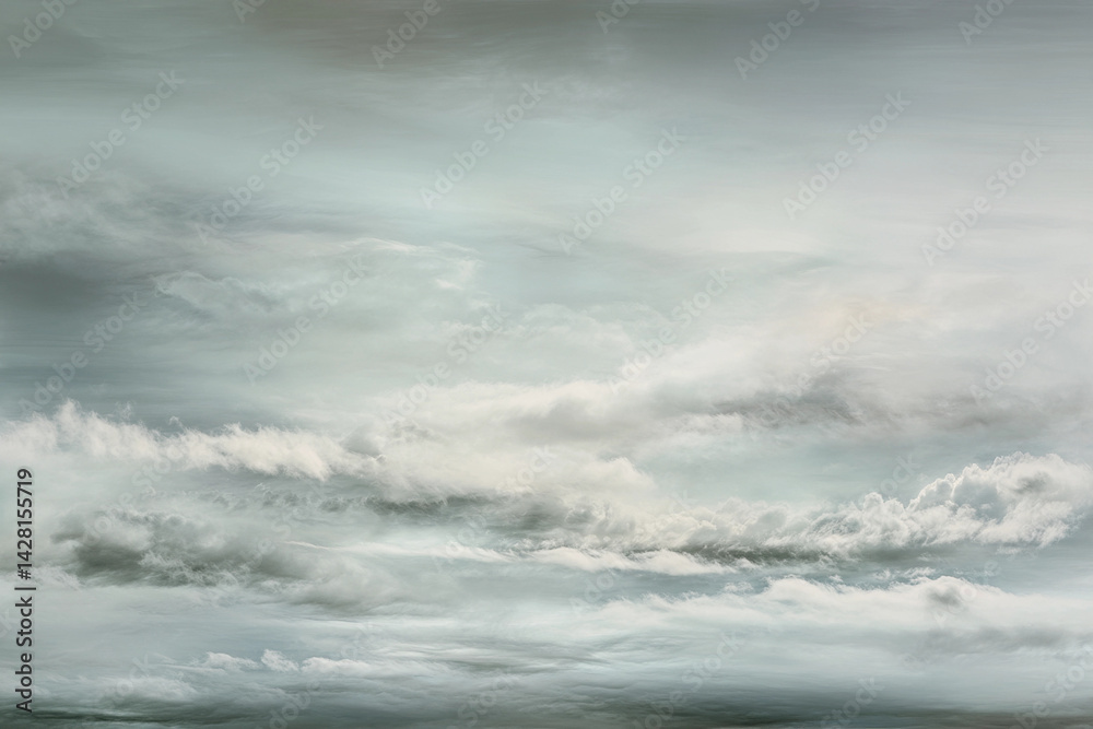 Obraz premium Dark Cloudy Sky Weather Painting
