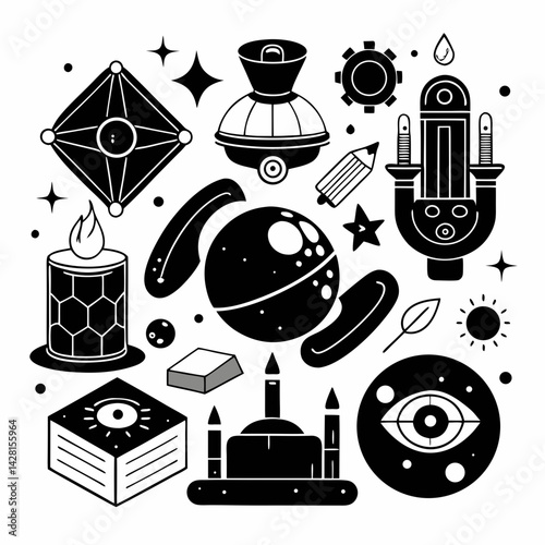 set of vector icons