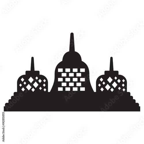 Silhouette Candi Borobudur