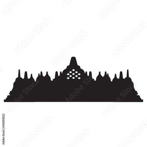 Silhouette Candi Borobudur