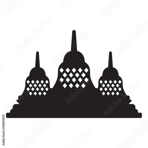 Silhouette Candi Borobudur