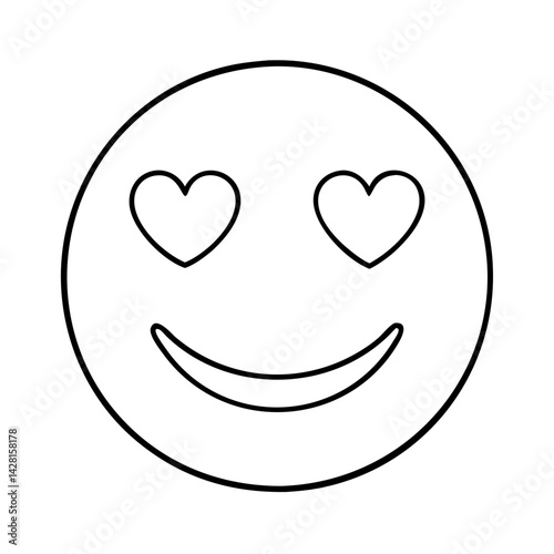 heartwarming smile icon, heartwarming smile line art - simple line art of heartwarming smile, perfect for heartwarming smile logos and icons