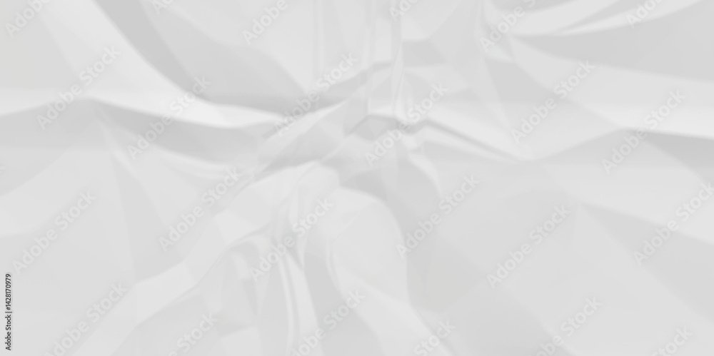 Obraz premium White crumpled paper texture. white crumpled paper texture sheet background. Wrinkled paper texture. 
