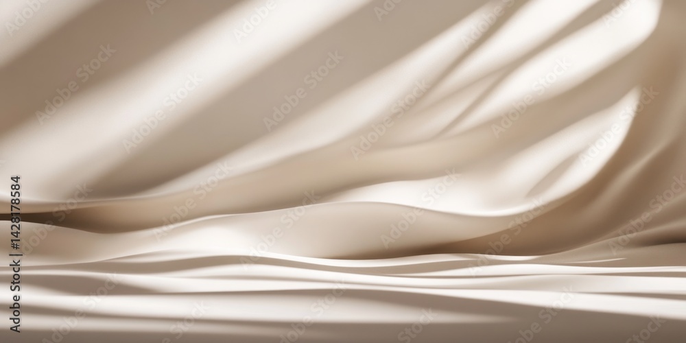 Obraz premium Cream Silk Drape, Natural Light