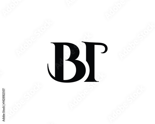 BI Logo design vector template. BI