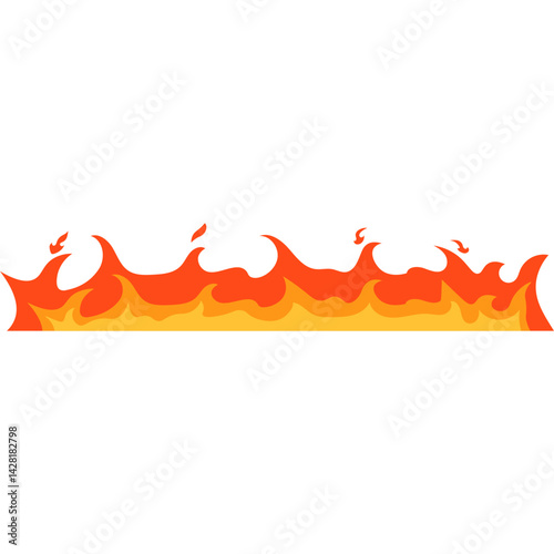  Fire Flame Divider