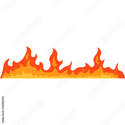  Fire Flame Divider