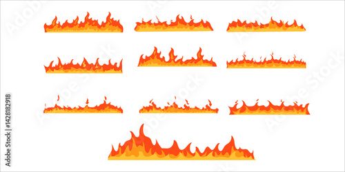  Fire Flame Divider