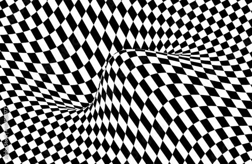 Abstract seamless chessboard pattern background