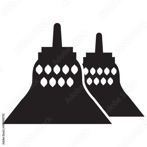 Candi Borobudur Silhouette