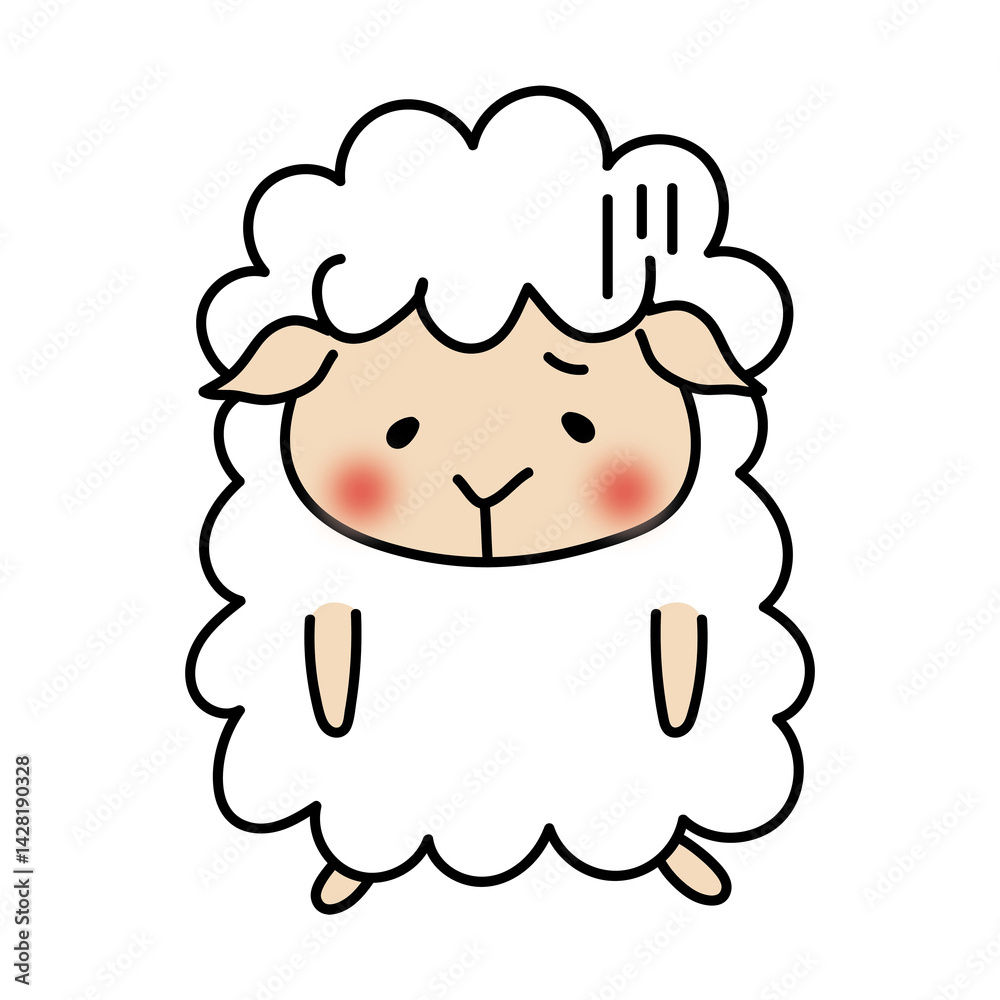 がっかりする羊 がっかりする羊