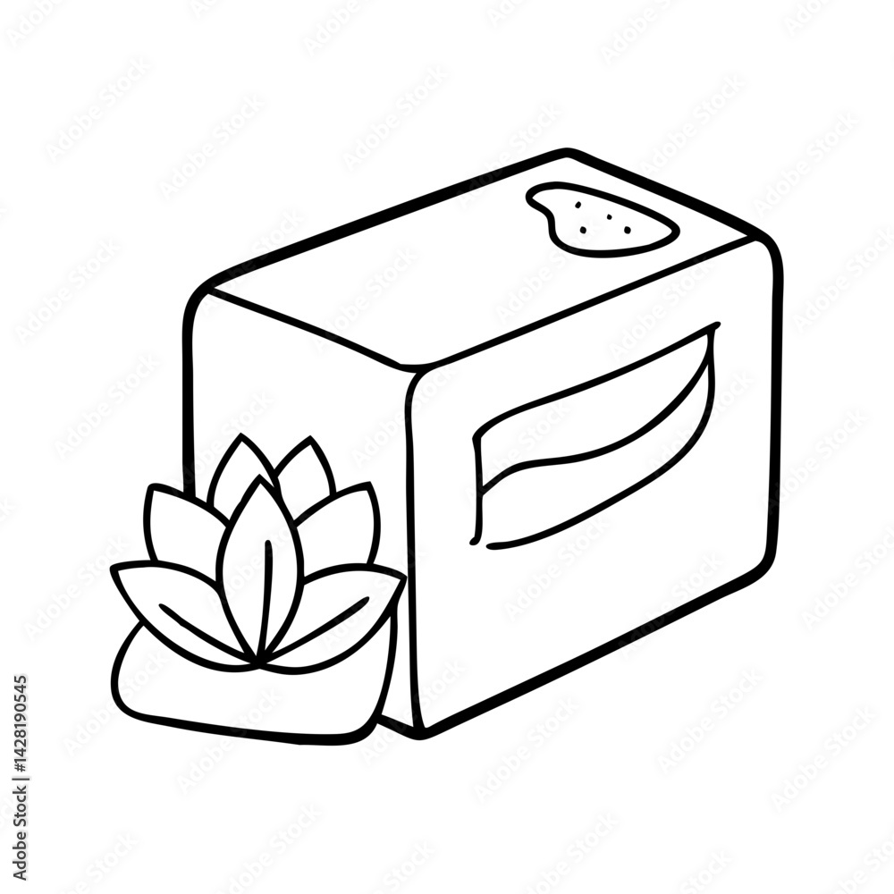 yoga block icon, yoga block line art - simple line art of yoga block, perfect for yoga block logos and icons