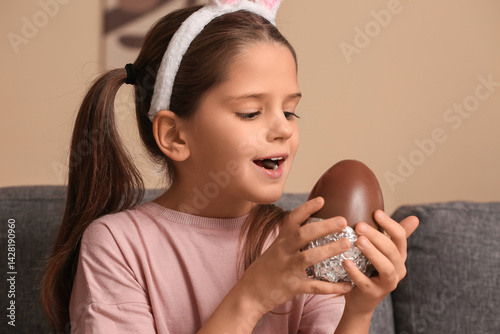 Cute little girl with sweet...