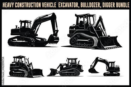 Industrial Vehicle Clipart Pack