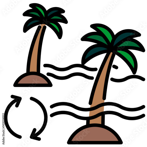 Islandhopping Icon
