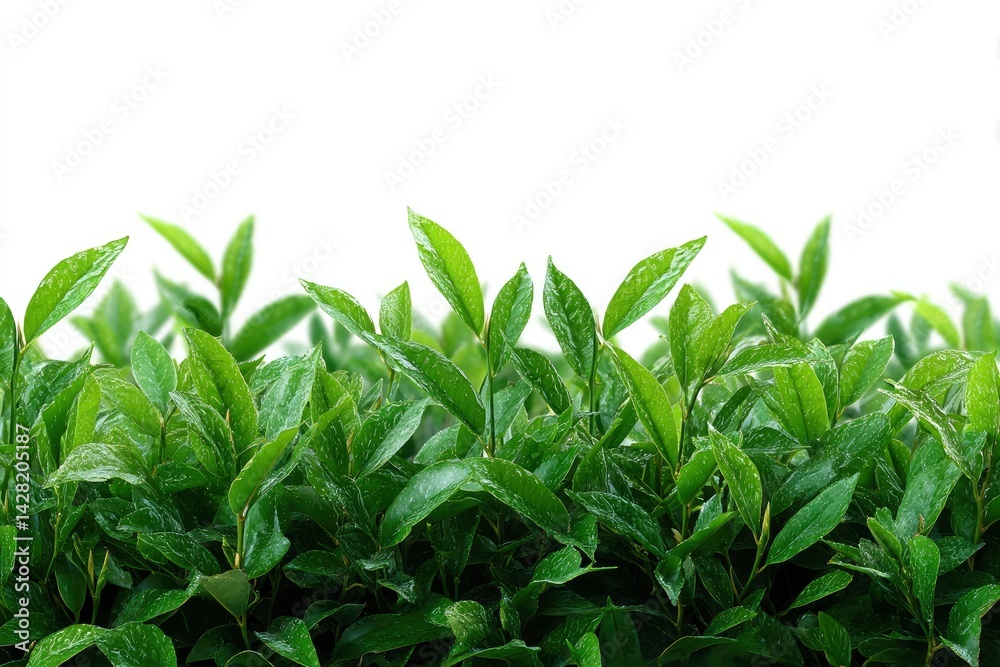 Fototapeta premium Green Leaf Plant Close Up
