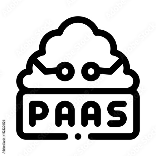 PaaS line icon