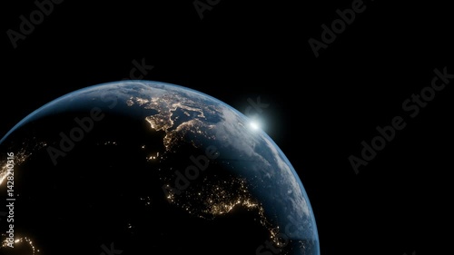 Earth View from Space 3D