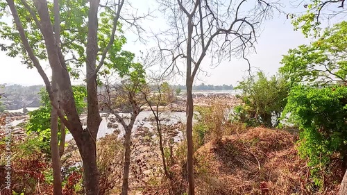 Serene View of Khone Phapheng Falls in Laos photo