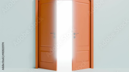 3D loop satisfying door pathway animation