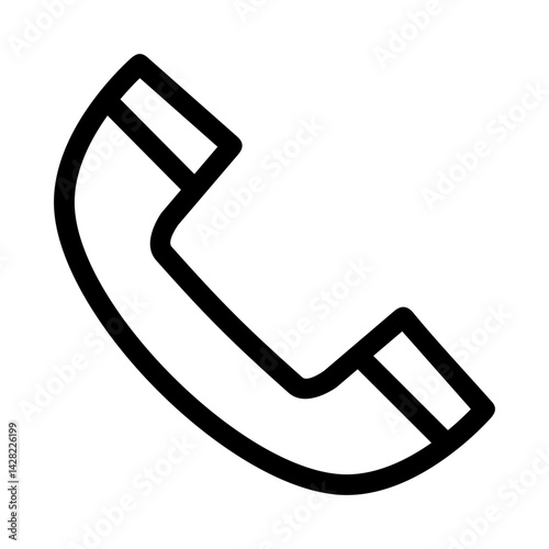 Phone. Editable Pixel perfect stroke line vector icon. Communication icons. 	