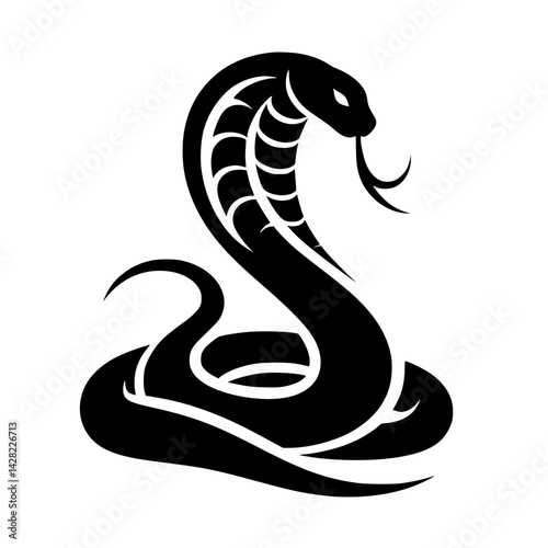 cobra tattoo vector illustration