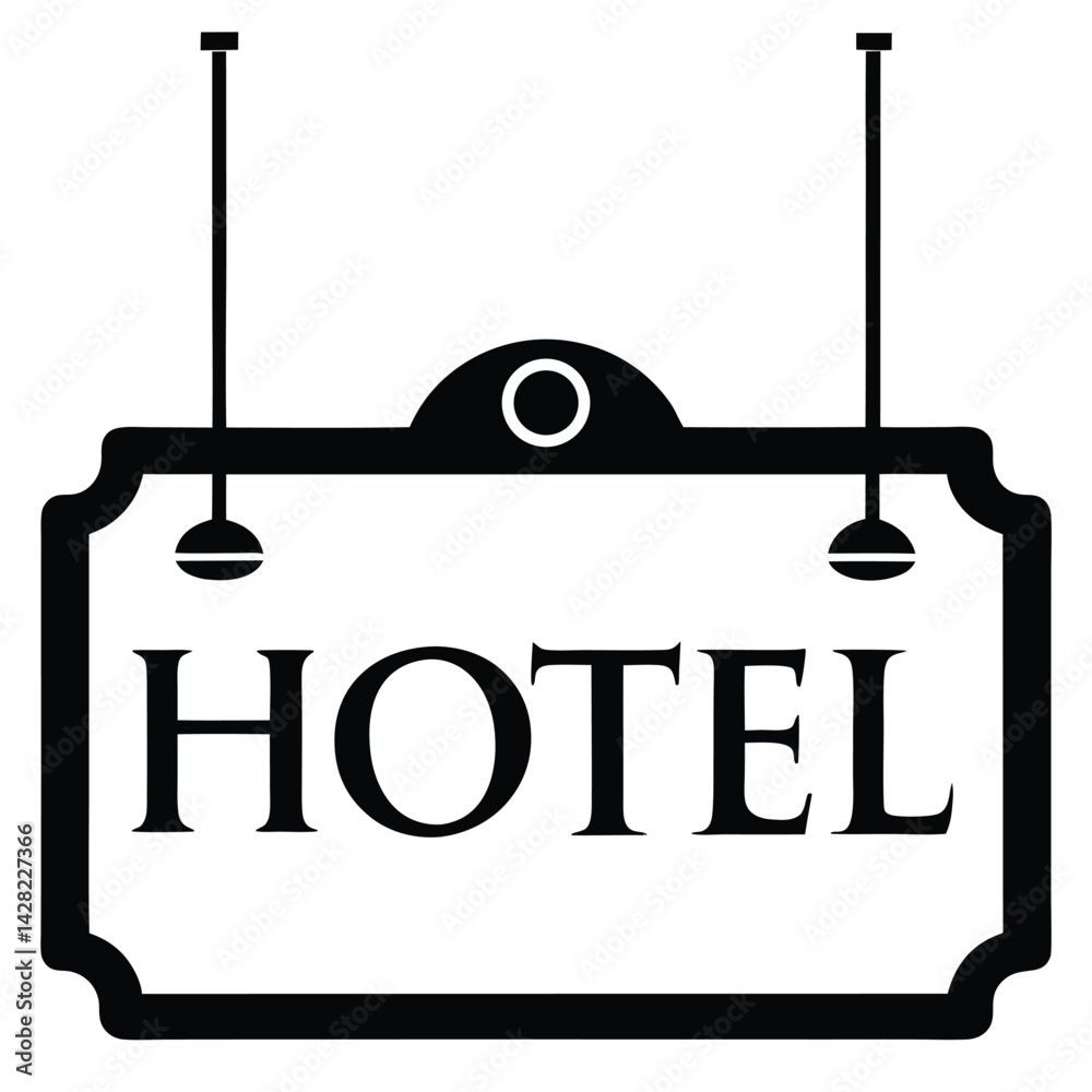 vector illustration of a black and white board