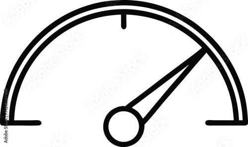 Obraz na płótnie vector illustration of a speedometer w salonie