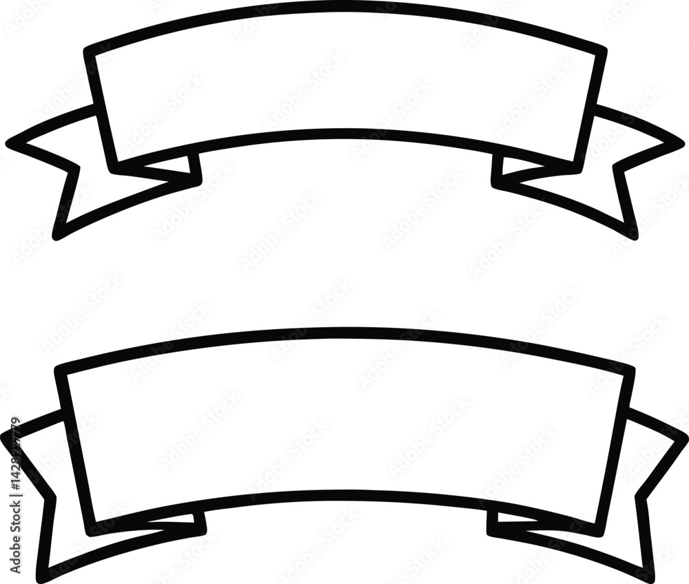 set of vector banners