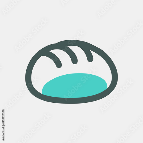 Icon representing a travel-themed pastry  