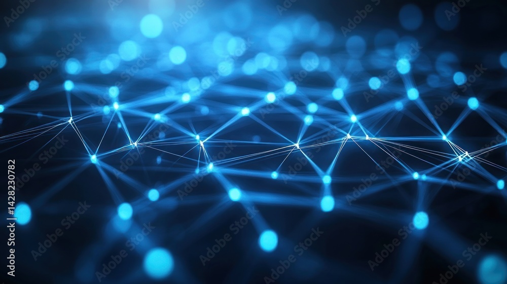 Obraz premium Abstract Network Connection