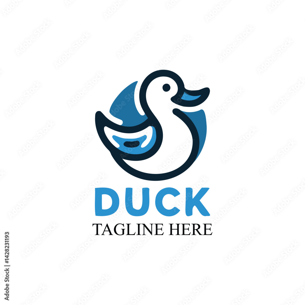 Fototapeta premium Duck logo