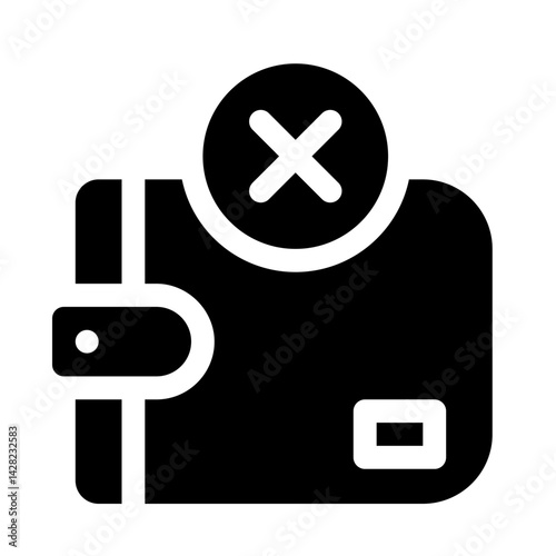 Empty Wallet glyph icon