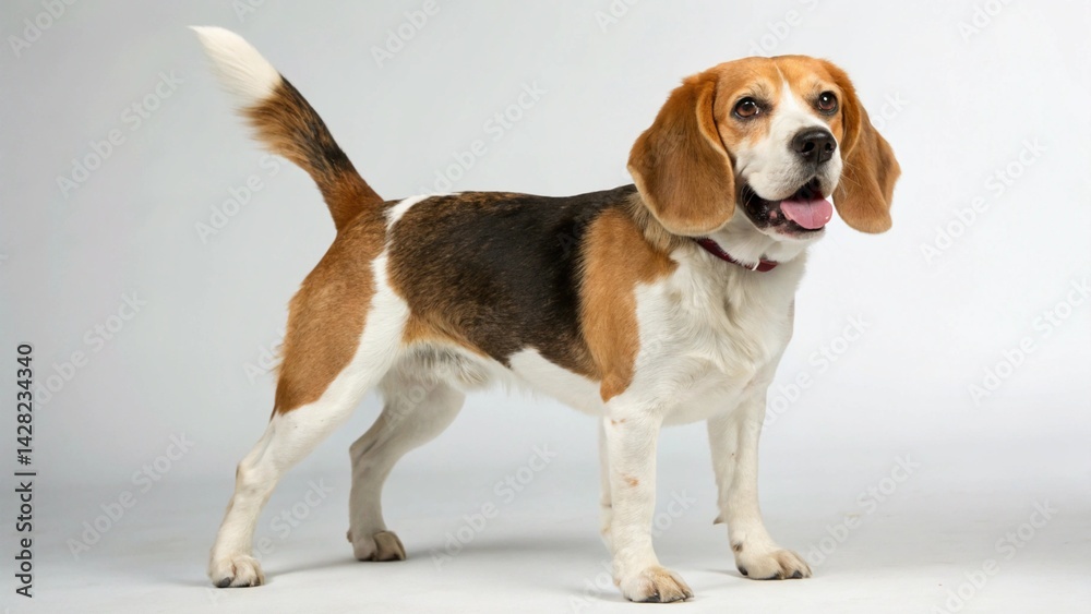 Beaglier on studio background
Beaglier on studio background