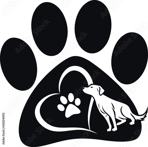 paw pet logo