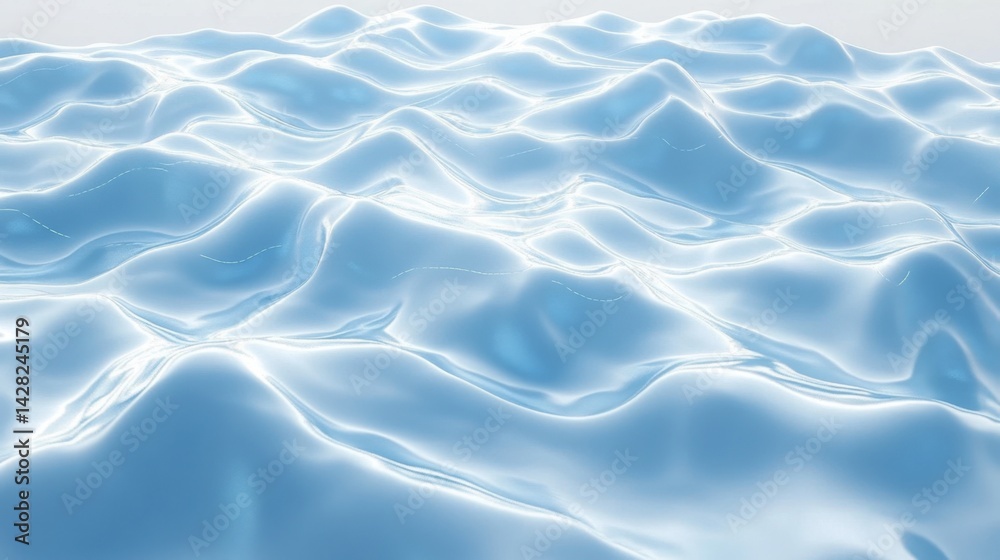 Close-up of wrinkled sky blue fabric with fine stitching lines and soft material Close-up of wrinkled sky blue fabric with fine stitching lines and soft material