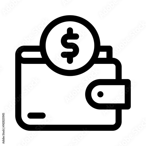 Wallet line icon