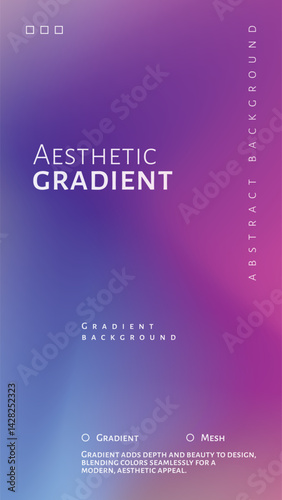 Gradient background with soft light blurred background