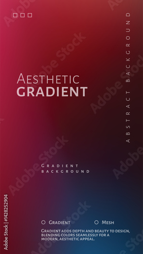 Warm colored gradient background with abstract wallpaper design