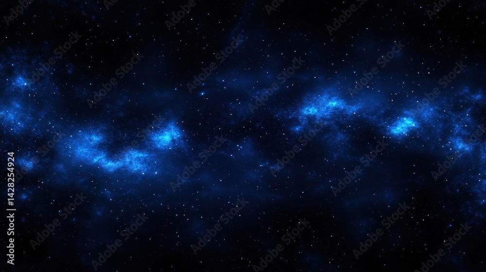 Fototapeta premium Night Sky with Stars and Nebula