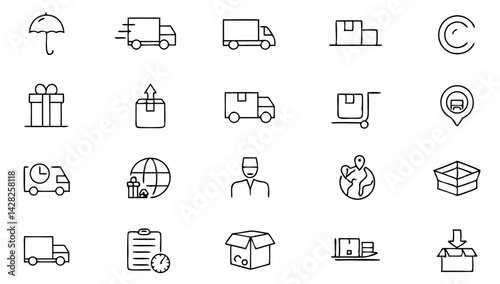 delivery and logistic set of web icons in line sty (1).eps
