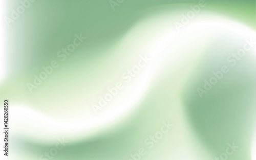 Gradients white and green colorful mesh abstract background