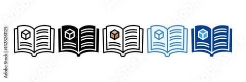 Catalog  Icon Set Multiple Style Collection