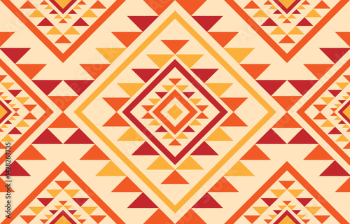 American native ethnic pattern. Design for indigenous style, african, embroidery, fabric, abstract, native pattern.