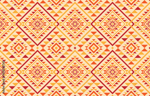 American native ethnic pattern. Embroidery fabric background concept. Design for indigenous style, african, embroidery, fabric, abstract, background, native pattern.