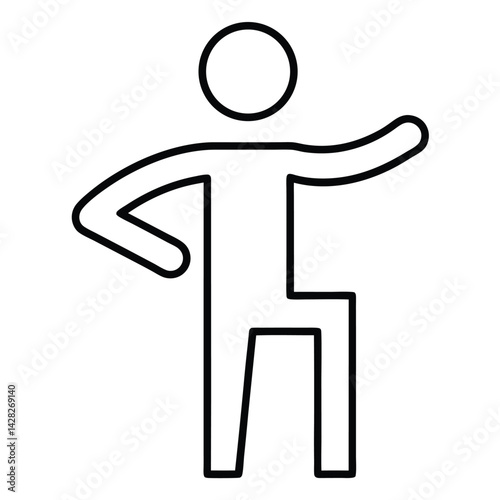 Stretching After Workout Icon
